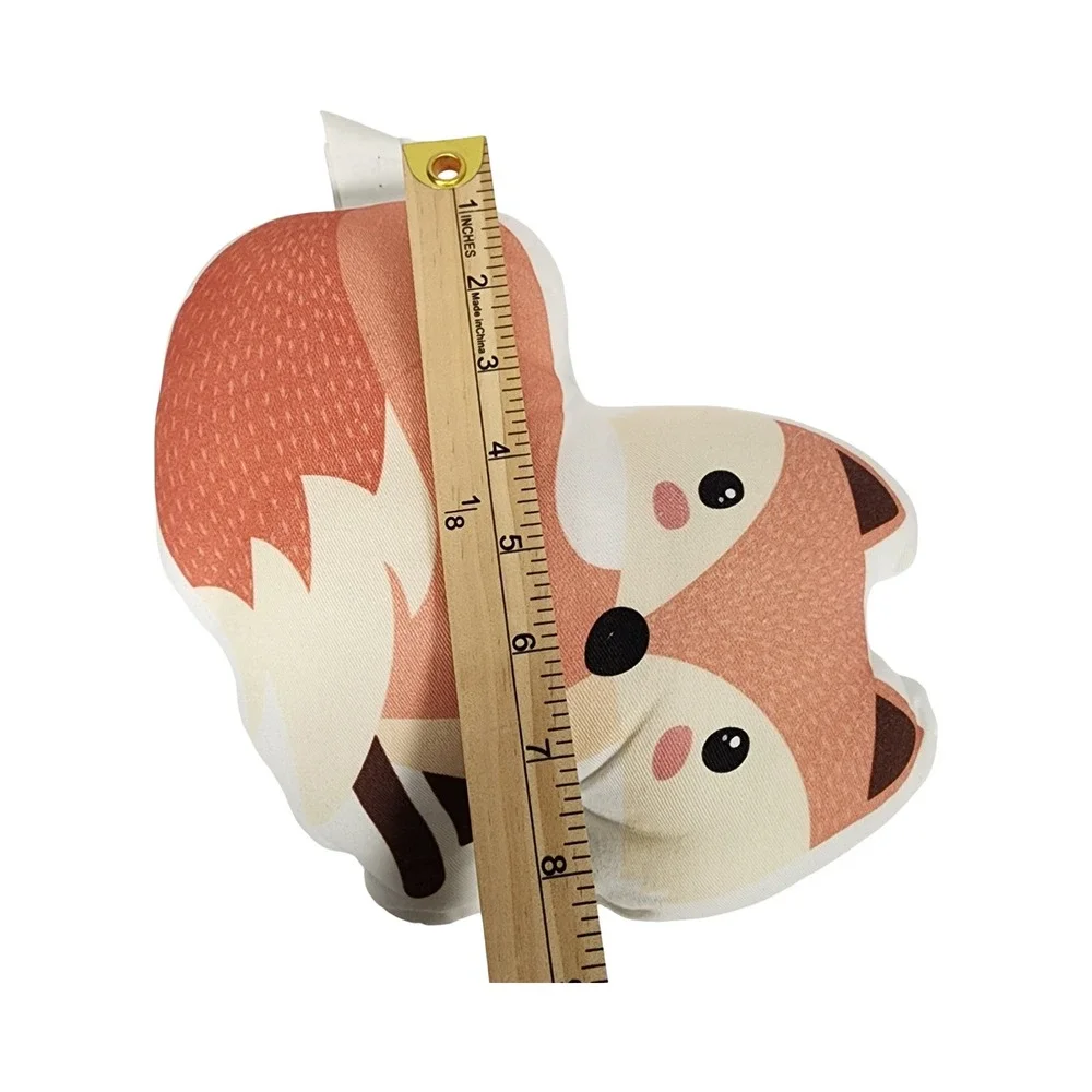 Tepee Joy Fox Plush‎ Pillow Stuffed Animal Cute Woodland Decor Accent